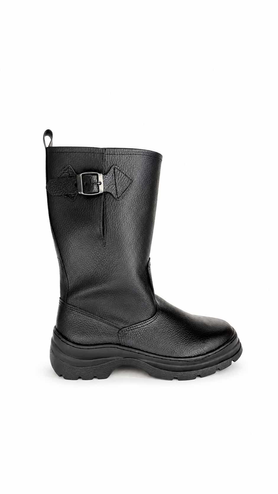 Сапоги юфть/кирза, регулируемое голенище, высота 31 см